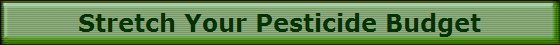 Stretch Your Pesticide Budget